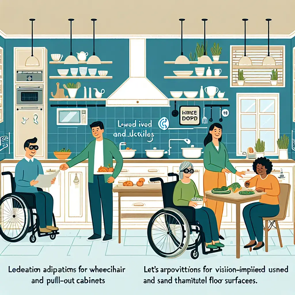 Representation of Creating an Accessible Kitchen Design for All Abilities