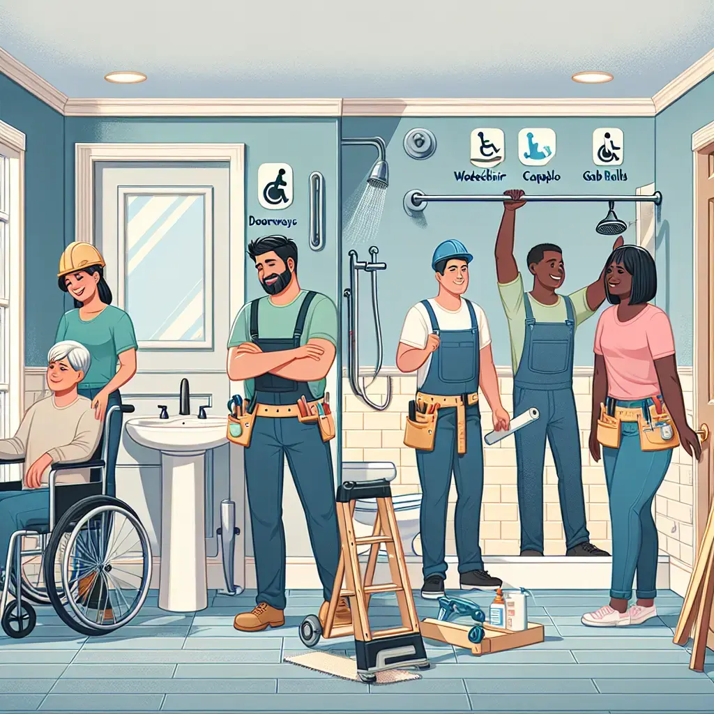 Representation of Transforming Bathrooms for Wheelchair Accessibility